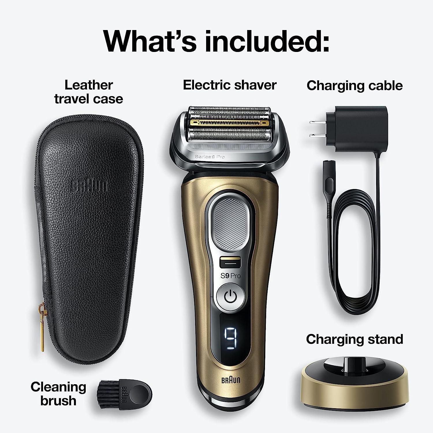 Braun Series 9 Pro 9419s Electric Shaver for Men, Wet & Dry Razor, Shaving Kit with 4+1 Head with ProLift Trimmer(9419s Shaver)