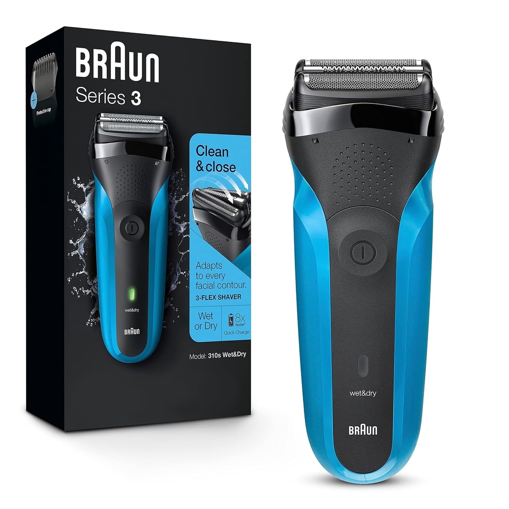 Braun Electric Razor for Men, Series 3 310s Electric Foil Shaver, Rechargeable, Wet & Dry(Braun 3010s)