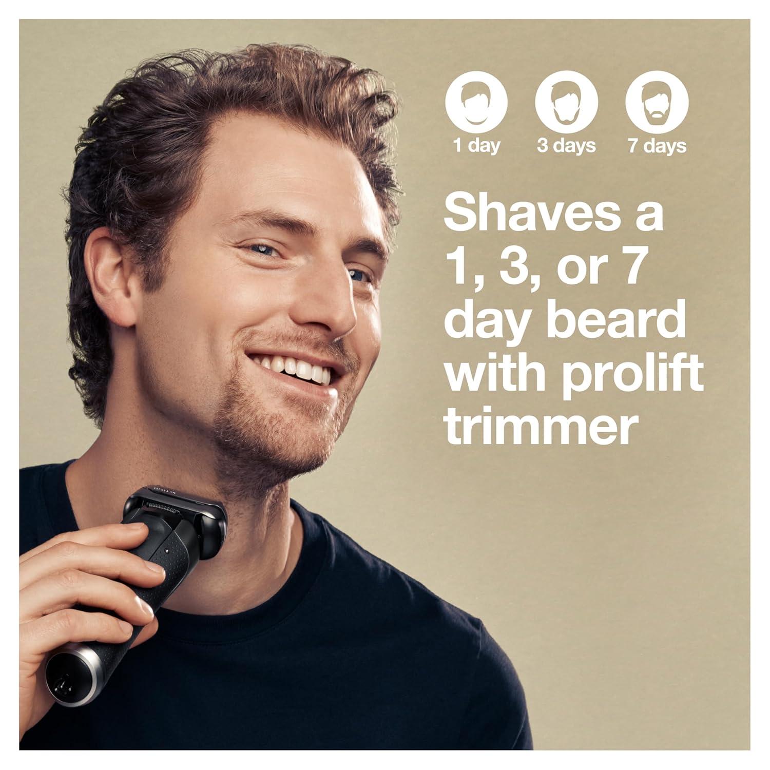Braun Series 9 Pro 9460cc Electric Razor, Waterproof Foil Shaver, Wet/Dry Use, ProLift Beard Trimmer, 5-in-1 Cleaning & Charging SmartCare Center(9460cc Shaver)