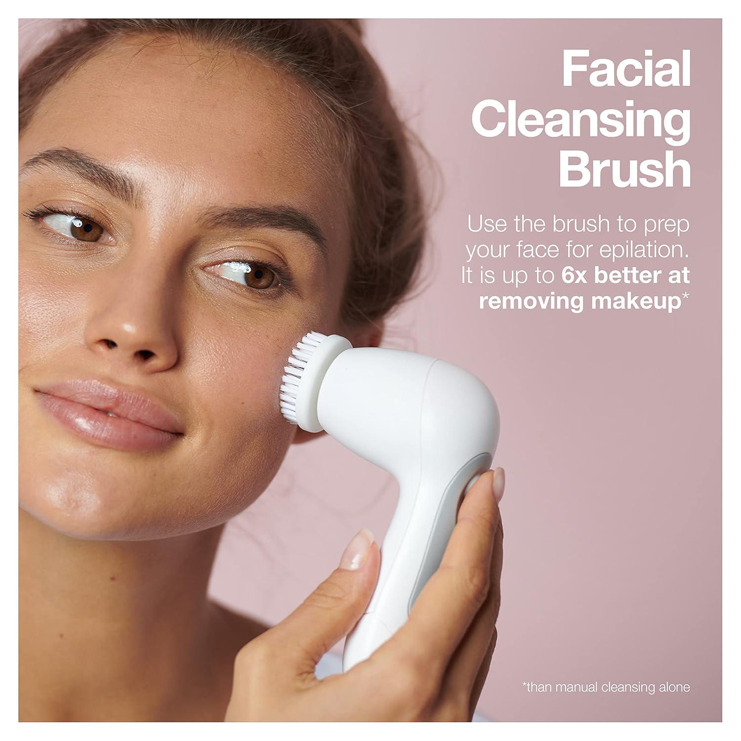 Braun Epilator Silk-épil 9, Hair Removal Device, Women Shaver & Trimmer, Pivoting Head, Wet and Dry Epilator, Includes Shaver Head and Trimmer Comb, SES9-030(SES9-880)