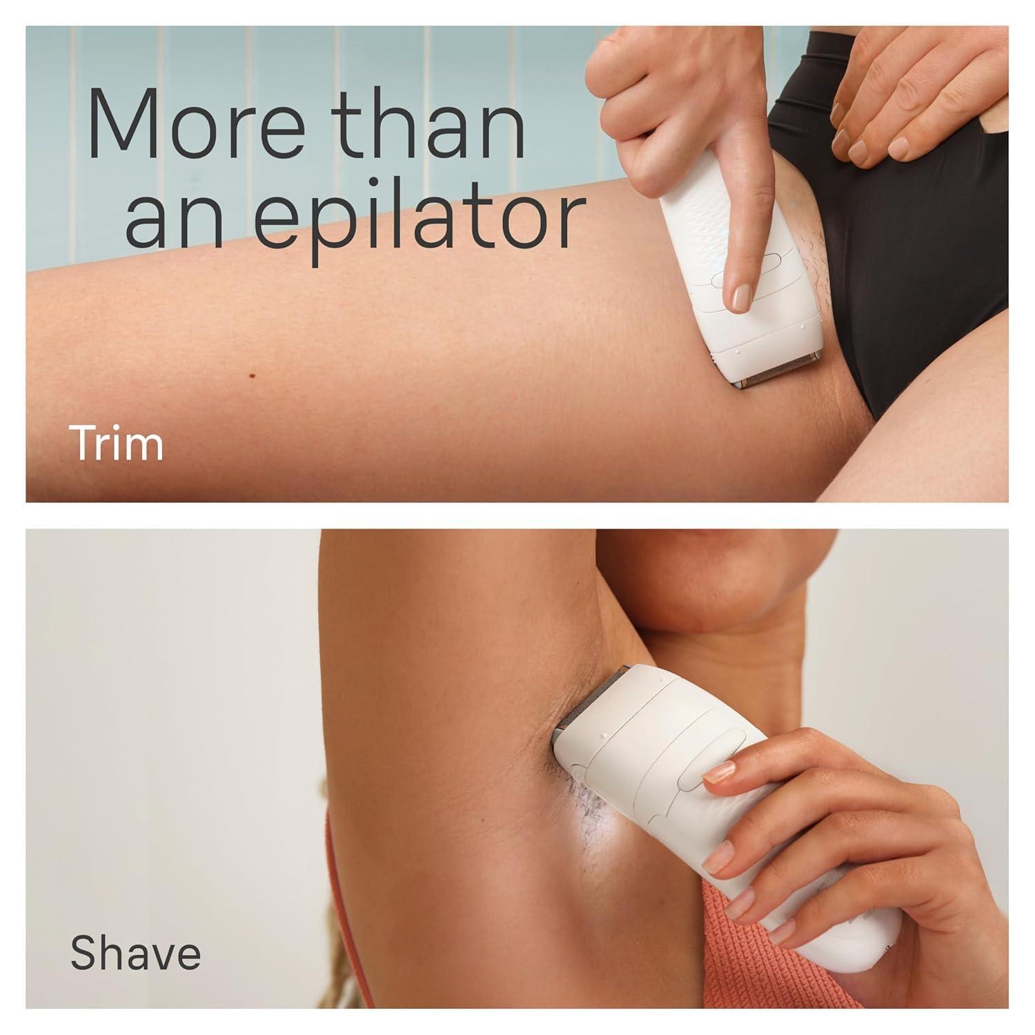 Braun Epilator Silk-épil 5 5-620, Hair Removal Device, Epilator for Women, Shaver & Trimmer, Cordless, Rechargeable, Wet & Dry, 6 Piece Set(5-041)