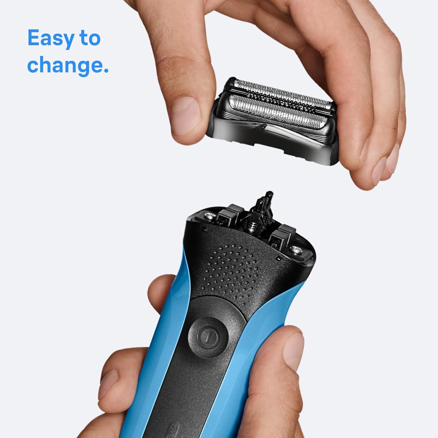 Braun Series 3 Pro Skin Electric Shaver Replacement Head – 32B – Compatible with Electric Razors 3000s, 3010s, 3040s, 3050cc, 3070cc, 3080s, 3090cc(1 Count (Pack of 1))