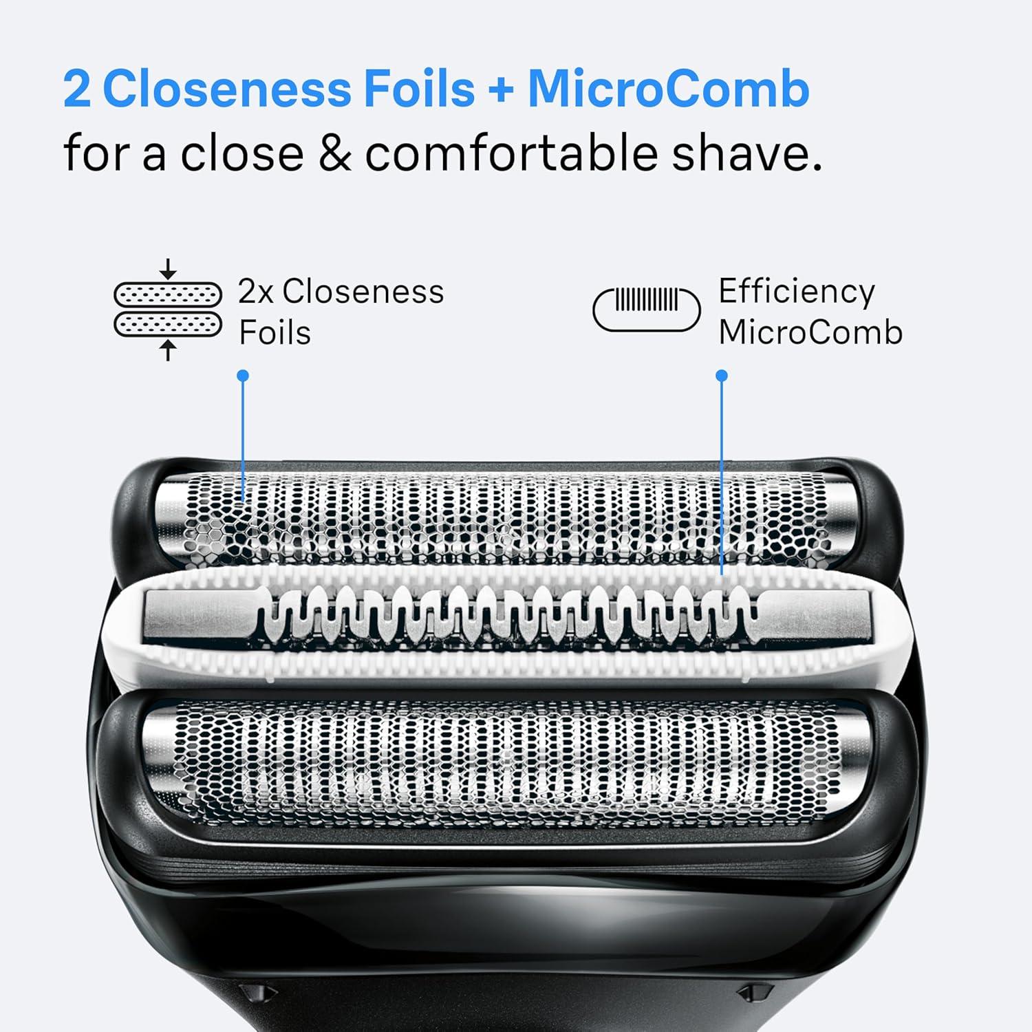 Braun Series 3 Pro Skin Electric Shaver Replacement Head – 32B – Compatible with Electric Razors 3000s, 3010s, 3040s, 3050cc, 3070cc, 3080s, 3090cc(1 Count (Pack of 1))
