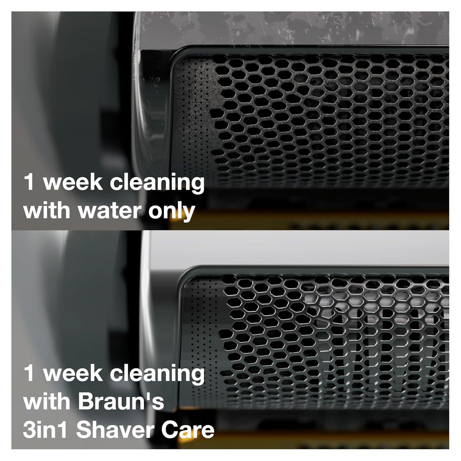 Braun Clean & Renew Refill Cartridges CCR, Replacement Shaver Cleaner Solution for Clean&Charge Cleaning System, Pack of 6
