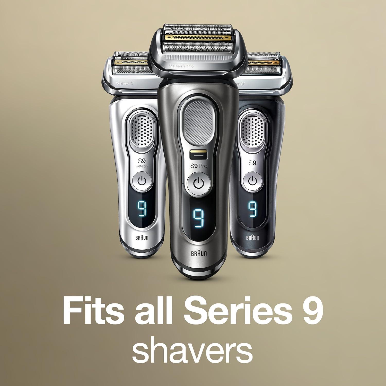 Series 9 Men’s Electric Shaver Head ORIGINAL Replacement Blade, Silver 94M(1 Count (Pack of 1))