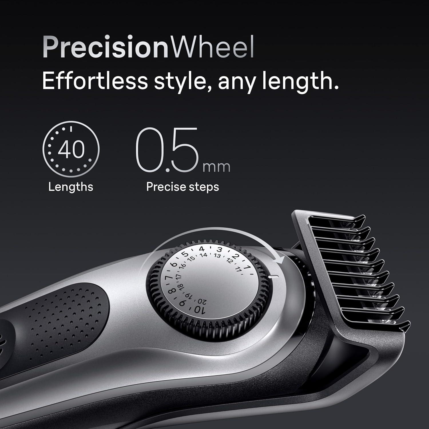 Braun All-in-One Men’s Shaving Kit Series 7 7420, 11-in-1 Beard, Face, Nose, Ear Trimmer, Hair Clippers, Body Groomer and Manscaping(Silver)