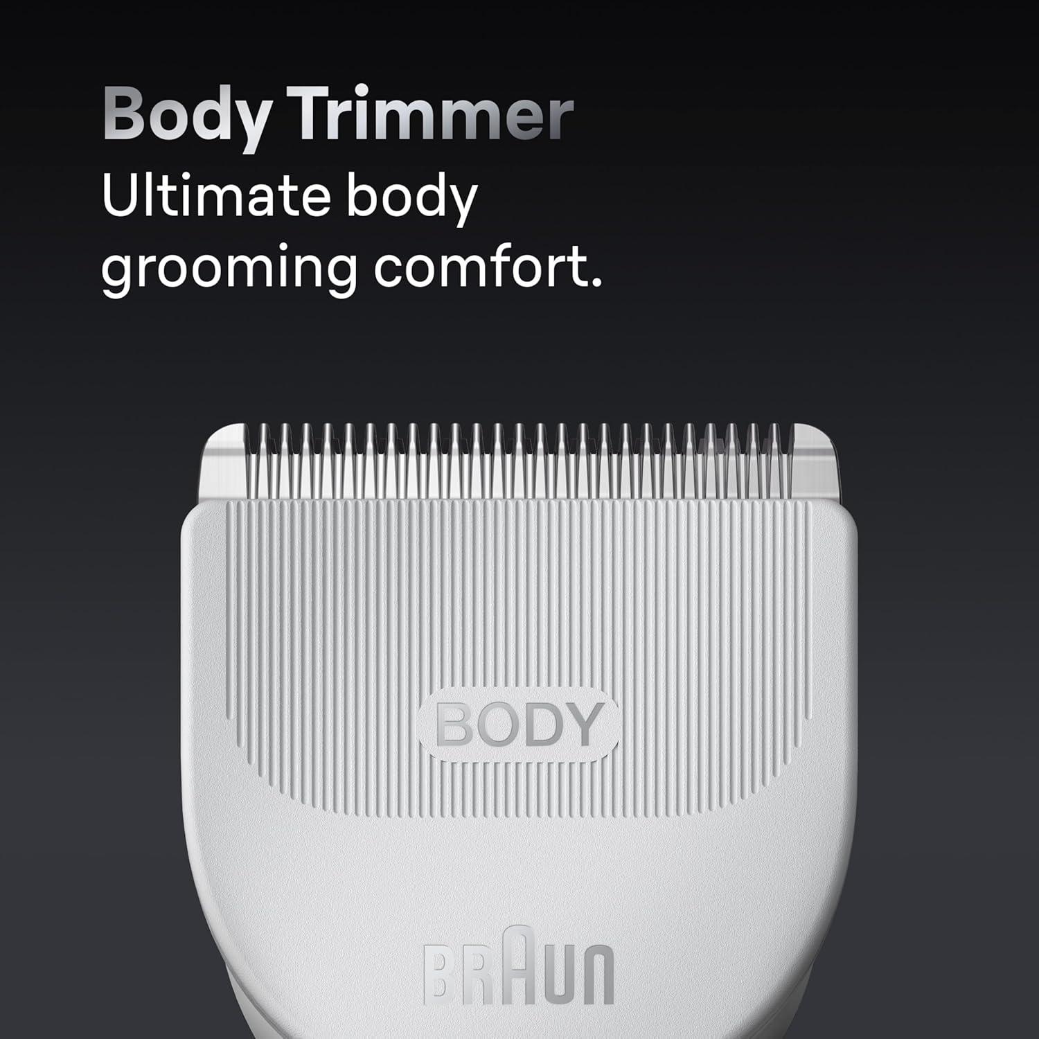 Braun All-in-One Men’s Shaving Kit Series 7 7420, 11-in-1 Beard, Face, Nose, Ear Trimmer, Hair Clippers, Body Groomer and Manscaping(Silver)
