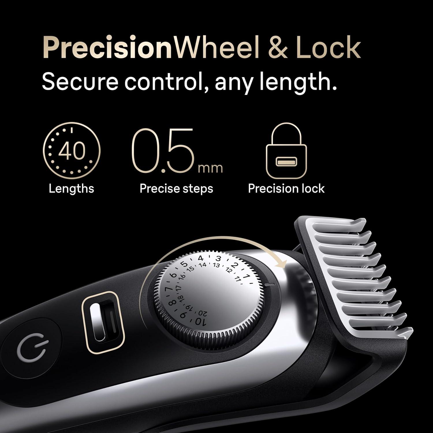 Braun Series 9 All-in-One Beard & Body Grooming Kit for Men, Cordless Trimmer, Hair Clippers & Shaver for Face, Hair & Body with Gillette Labs Razor, AIO 9530(AIO9440)