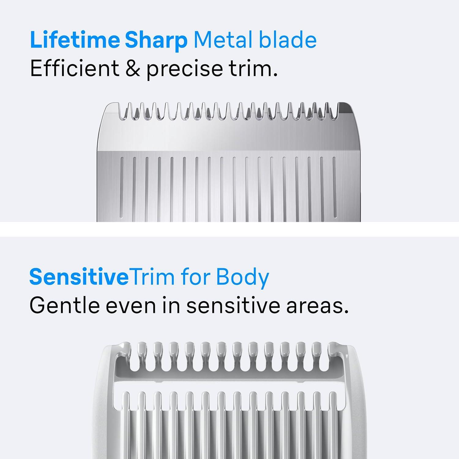 Braun Series 7 All-in-One Beard & Body Grooming Kit for Men, Cordless Trimmer, Hair Clippers & Shaver for Face, Hair & Body with Gillette ProGlide Razor, AIO 7530