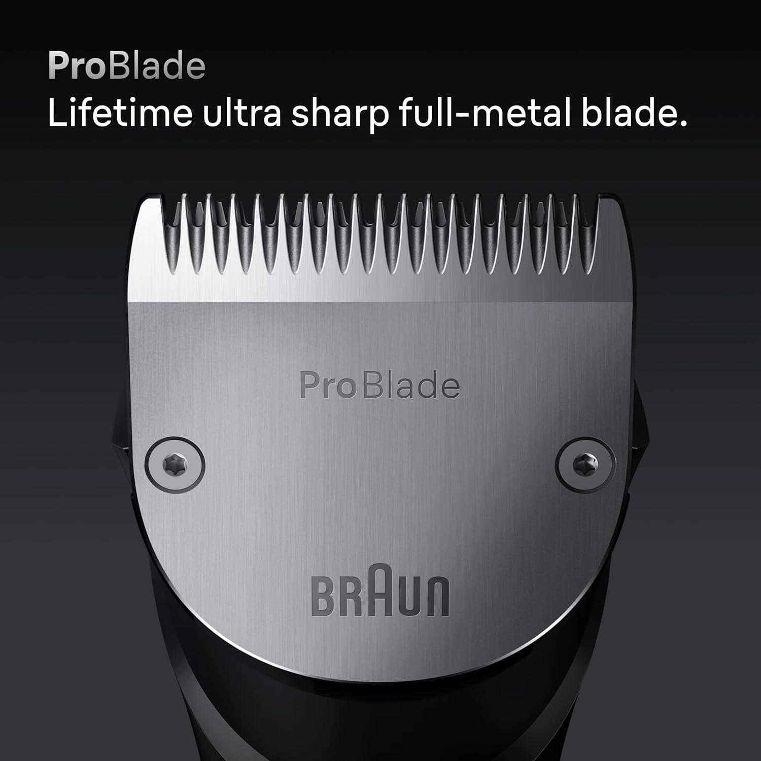 Braun Series 9 All-in-One Beard & Body Grooming Kit for Men, Cordless Trimmer, Hair Clippers & Shaver for Face, Hair & Body with Gillette Labs Razor, AIO 9530(AIO9535)